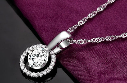 Women's Summer Style Silver plated  necklace