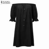 Women Vestidos Sexy Off Shoulder Dress