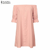 Women Vestidos Sexy Off Shoulder Dress