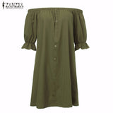 Women Vestidos Sexy Off Shoulder Dress