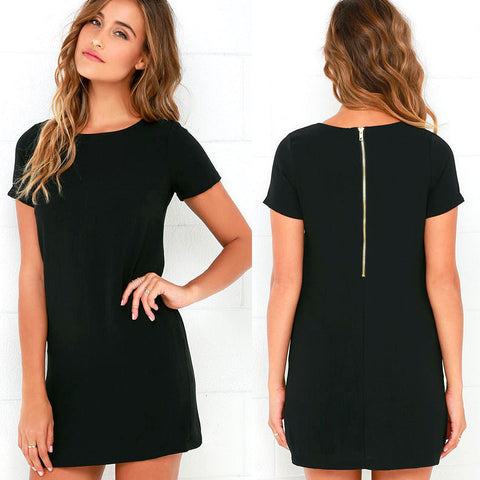 Velvet Dress Summer Short Sleeve