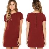 Velvet Dress Summer Short Sleeve