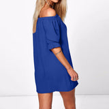 Women Vestidos Sexy Off Shoulder Dress