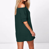 Women Vestidos Sexy Off Shoulder Dress