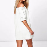 Women Vestidos Sexy Off Shoulder Dress